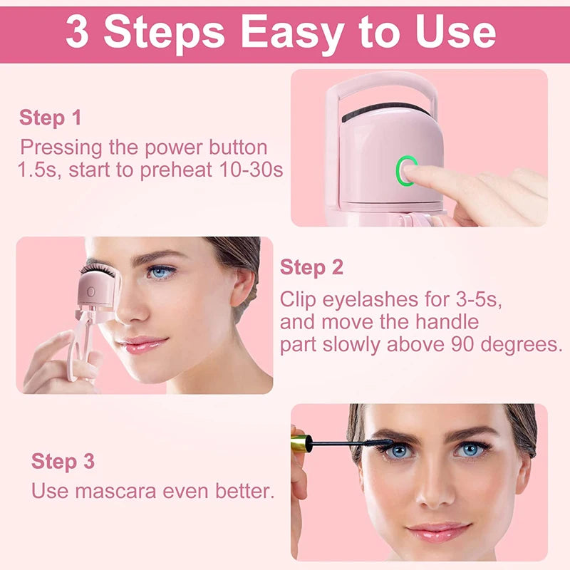Zorivo™️ Heated Eyelash Curler | USB Rechargeable