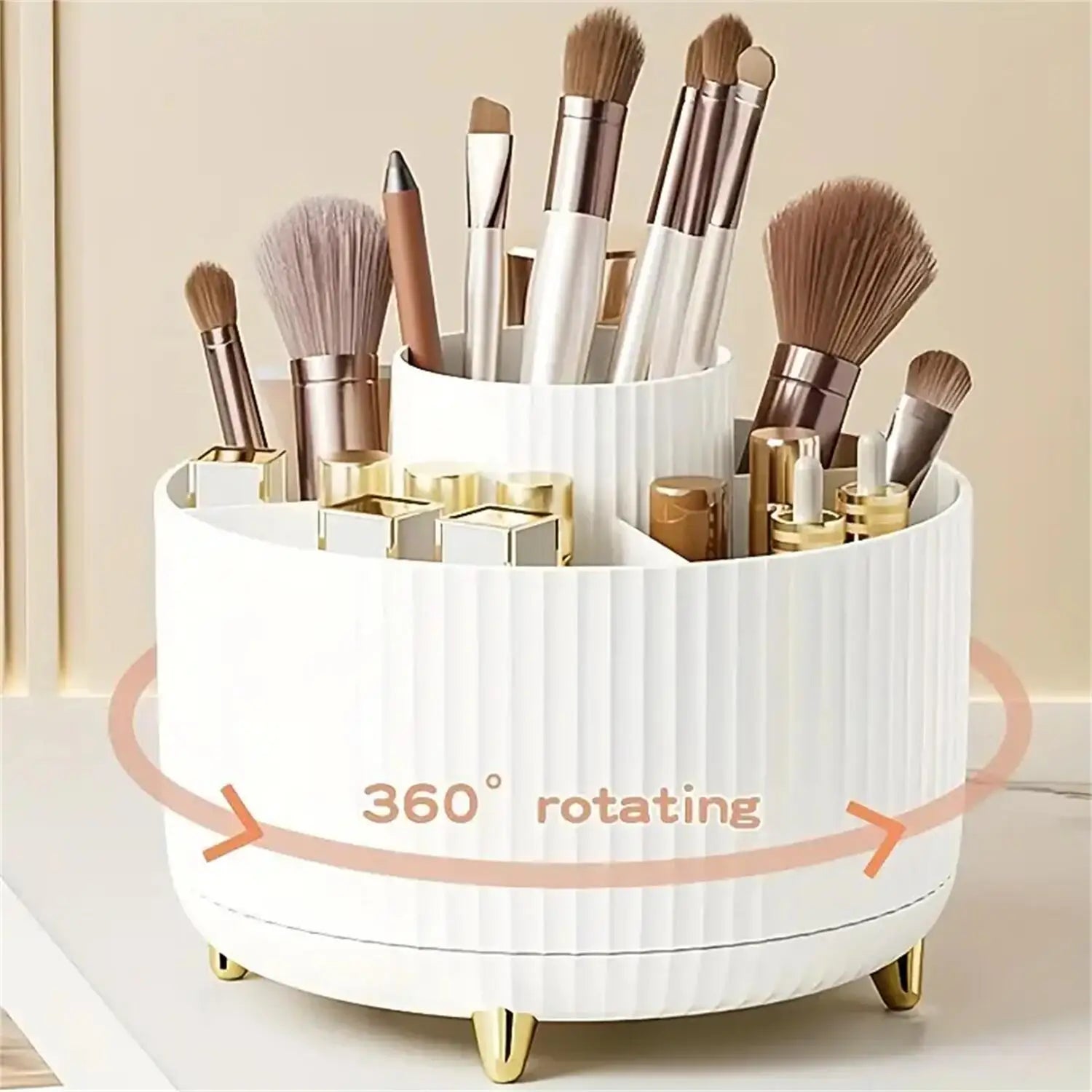 Zorivo™️ 360° Rotating Makeup Organizer