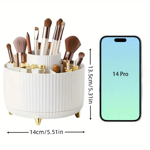 Zorivo™️ 360° Rotating Makeup Organizer