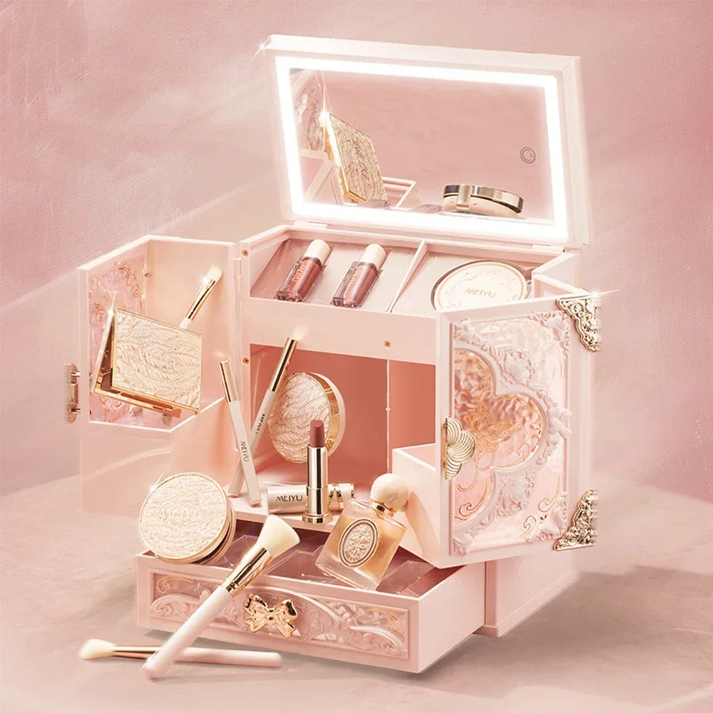 Zorivo™️ Luxury Jewelry Organizer with LED Mirror ⭐