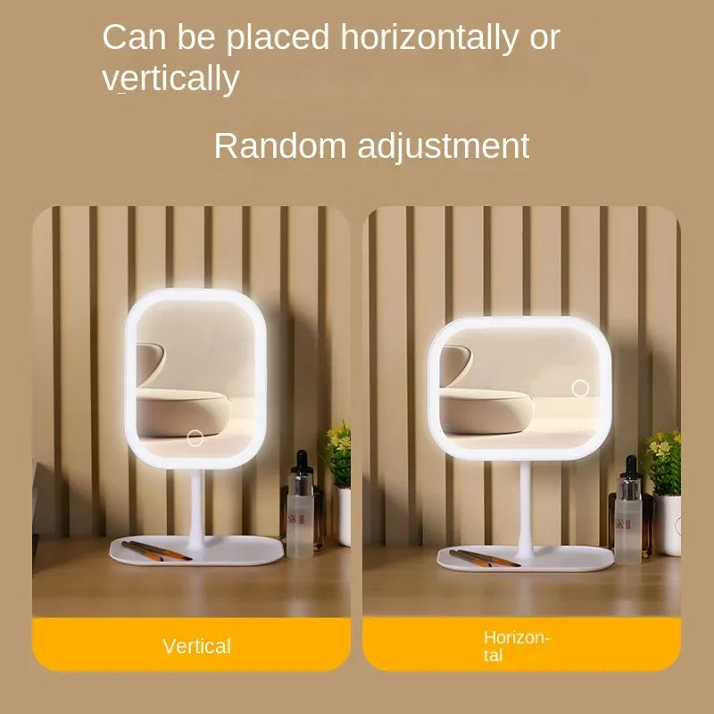 Luxury LED Vanity Makeup Mirror | 3 Light Modes & Touch Control