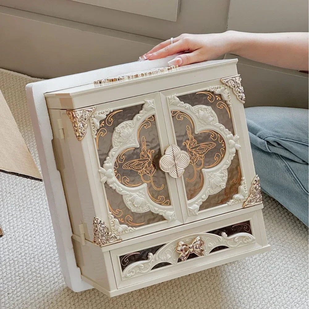 Zorivo™️ Luxury Jewelry Organizer with LED Mirror ⭐