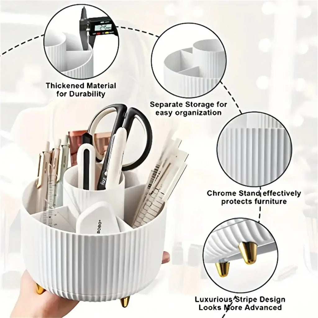 Zorivo™️ 360° Rotating Makeup Organizer